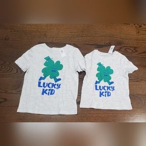 Unisex St. Patrick's Day "Lucky Kid" T-Shirt for Toddler, new with tags